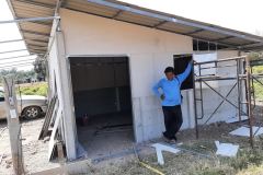 Bodhicitta Meditation Retreat Centre - utility building before doors and windows